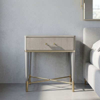 Table de chevet Console Côté Chambre Tables en métal Consoles brillantes