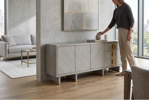 Meuble TV design Buffet TV Commode Buffet bas Armoire Étagère de décoration Luxe