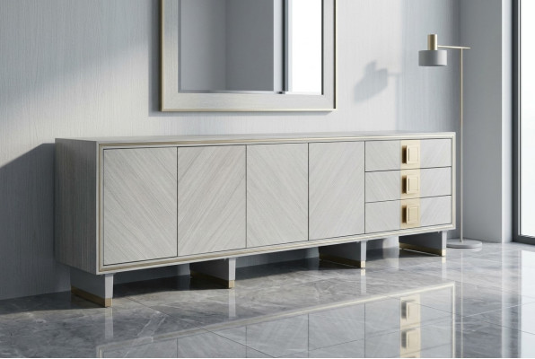 Meuble TV design Buffet TV Commode Buffet bas Armoire Étagère de décoration Luxe