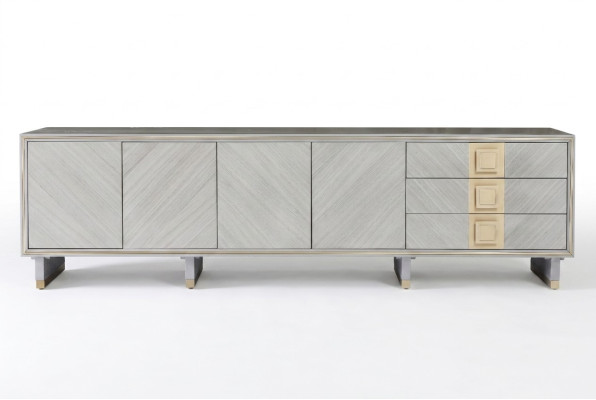 Meuble TV design Buffet TV Commode Buffet bas Armoire Étagère de décoration Luxe