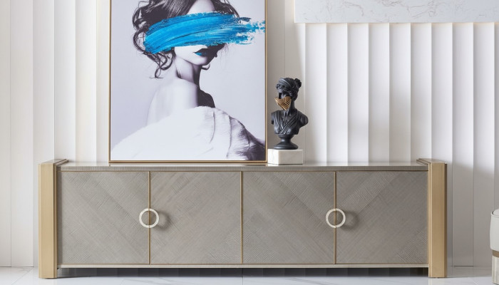 Commode Designer Bahut Buffet Bas Armoire Décoration Étagère de Salon
