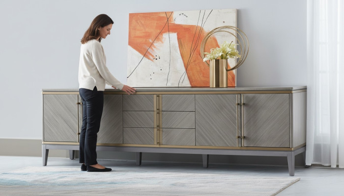 Conception Commode Buffet Décoratif Meuble Bas Armoire Étagère de Salon