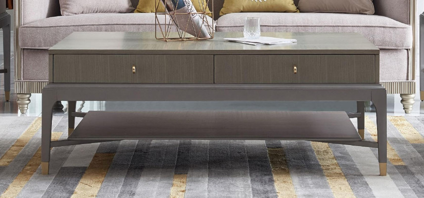 Table basse classique r Table Table d'appoint Canapé design Salon Bois