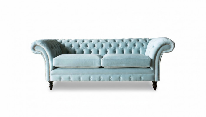 Canapé Chesterfield en cuir, canapé classique 3 places