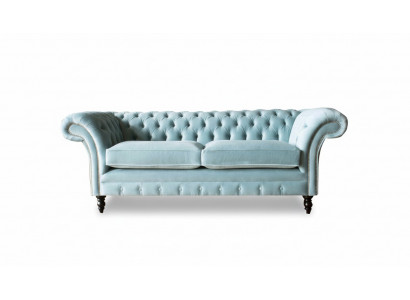 Canapé Chesterfield en cuir, canapé classique 3 places