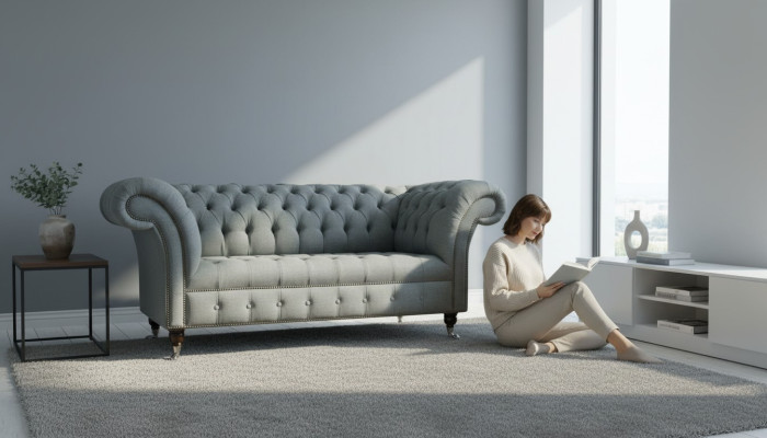 Canapé 2 places Chesterfield canapé rembourré Designer Suite Sofas nouvelle