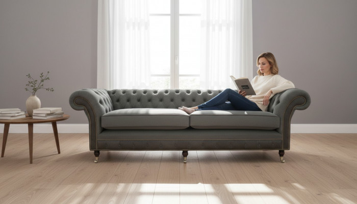 Chesterfield Meubles Originaux Canapé 4 Places Canapés Rembourrés Canapés