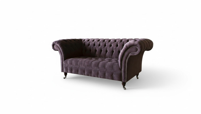 Chesterfield canapé sofa tissu canapé classique 2 places Velours Deux places
