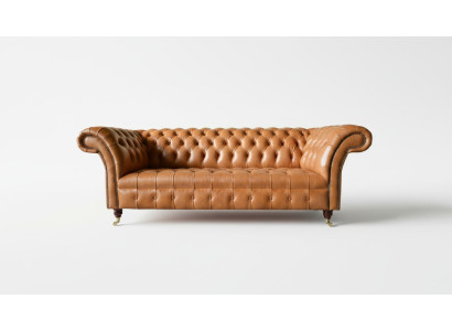 Design de Chesterfield Luxe canapé canapé siège textile Suite en cuir