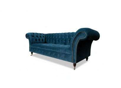 Canapé Chesterfield Canapé 3 places. Revêtement moderne, textile.