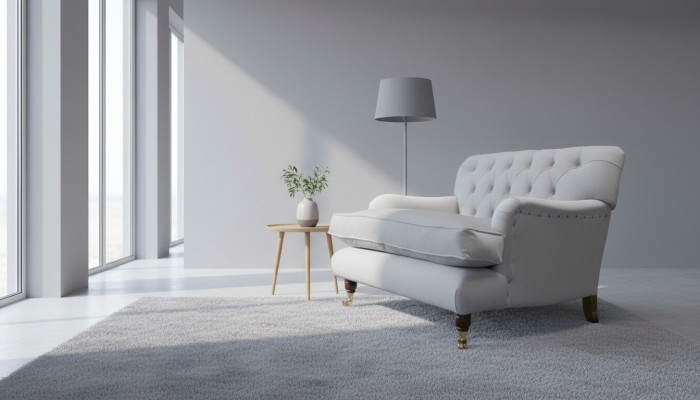 Fauteuil Chesterfield TV Design Canapé Chesterfield en tissu neuf