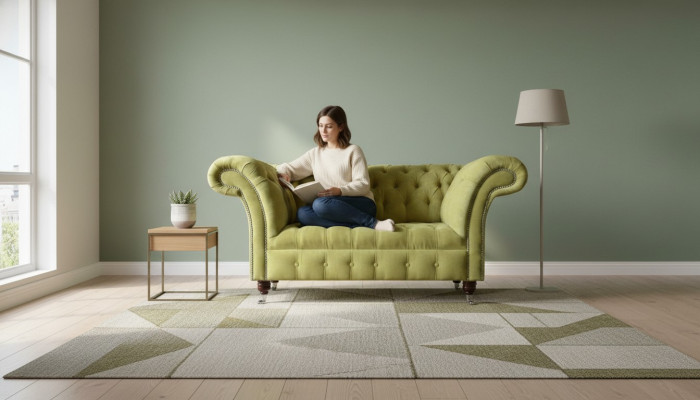 Canapé Chesterfield Chesterfield Ensemble de canapés 1,5 Canapé Classique 1 Place