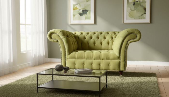 Canapé Chesterfield Chesterfield Ensemble de canapés 1,5 Canapé Classique 1 Place