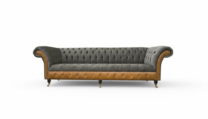 xxl Canapés Chesterfield Revêtement Conception De Luxe Canapé 4 Places Canapés en Cuir