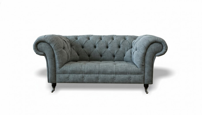 Chesterfield Design Luxe Rembourrage Canapé Siège Suite Cuir Textile Canapés
