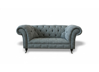 Chesterfield Design Luxe Rembourrage Canapé Siège Suite Cuir Textile Canapés