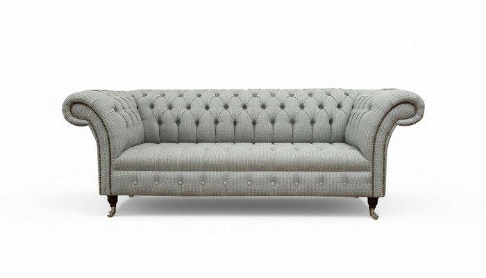 Chesterfield 3 places canapé design canapés rembourrage tissus textiles