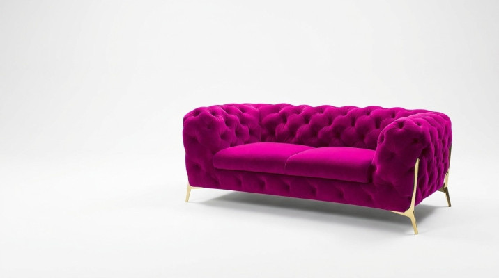 Canapé 2 places Classique Chesterfield Canapés Canapés Rembourrage Siège deux places neuf