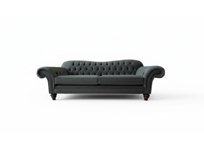 Canapé Chesterfield XXL 4 places Revêtement Siège Suite Cuir Textile