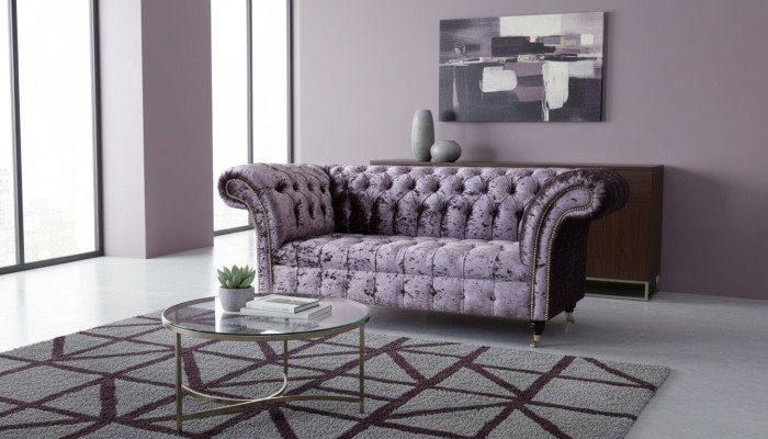 Canapé Chesterfield Deux Places Canapé en Tissu Canapés 2 Places Canapés en Velours