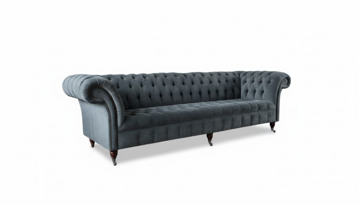 Chesterfield Canapé en cuir Luxe Design Canapé Décor Classique Sofa