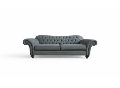 Grands canapés rembourrés Chesterfield Design Luxe Sofa 4 places Canapés en textile.