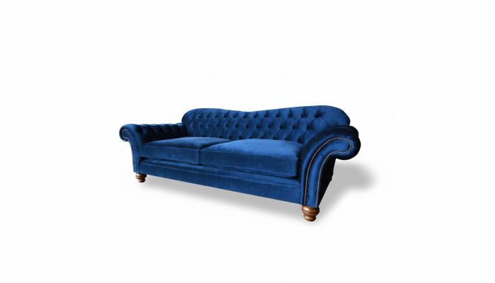 Canapé XXL Big Sofa Chesterfield 240cm Canapé 4 places en cuir rembourré