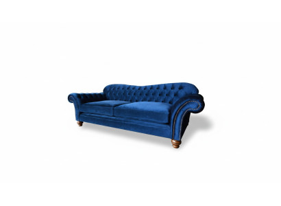 Canapé XXL Big Sofa Chesterfield 240cm Canapé 4 places en cuir rembourré