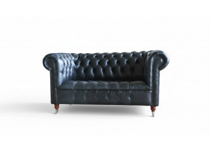 Chesterfield canapé rembourré Canapés en cuir Ensemble de canapés Deux places Canapés en velours neufs