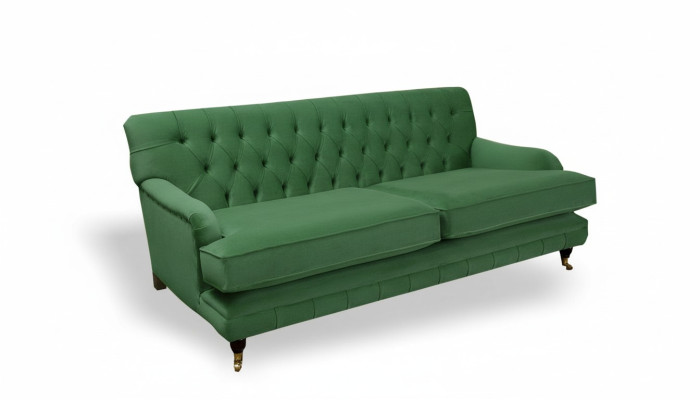 Meubles design Chesterfield de haute qualité Trois places en tissu d'ameublement