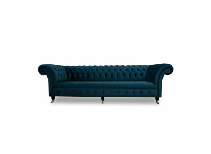 Canapé design Chesterfield Rembourrage Moderne Tissu Textile Canapés 4 Places Sommeil