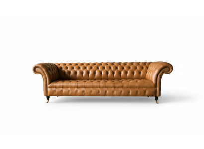 Canapé design Chesterfield en tissu moderne rembourré Canapé 4 places nouveau