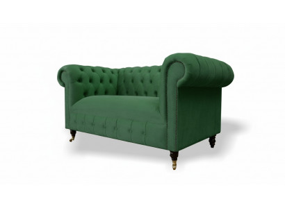 Chesterfield 2 places canapé design canapé rembourrage canapés canapés tissu textile