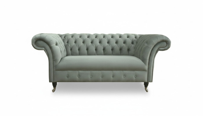 Canapé Chesterfield Sofa Rembourrage Canapés Classiques 2 places Cuir Tissu Textile Neuf