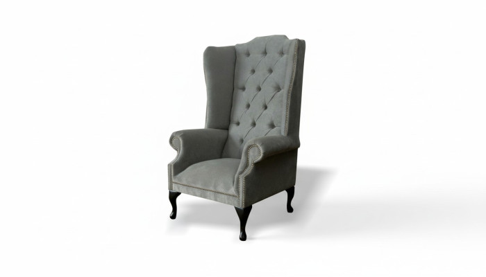 Fauteuil Chesterfield en tissu rembourré Canapé classique Chaise de classe premium Neuf