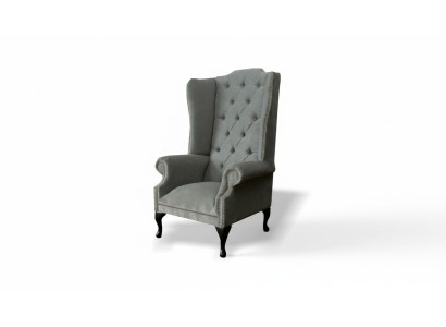 Fauteuil Chesterfield en tissu rembourré Canapé classique Chaise de classe premium Neuf