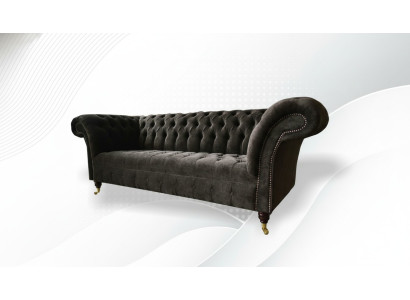 Chesterfield Meubles Originaux 3 Places Canapé Revêtement Canapés Canapé Textile neuf