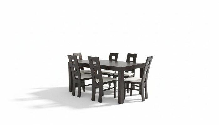 Mobilier de salle à manger classique Ensemble de salle à manger Fauteuil Table Groupe Ensemble de 7 pièces Classique