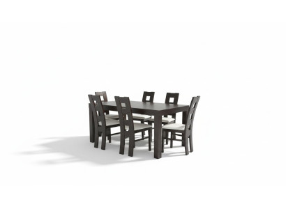 Mobilier de salle à manger classique Ensemble de salle à manger Fauteuil Table Groupe Ensemble de 7 pièces Classique