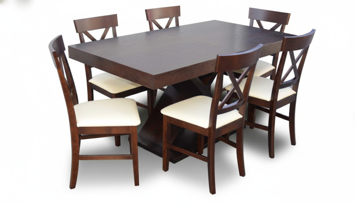 Table à manger Design Commode Ensemble Suite Ensemble de 7 pièces Mobilier moderne Fauteuils