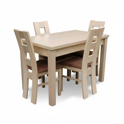 Ensemble de salle à manger Ensemble de salle à manger Designer Ensemble salle à manger Chaise Table 4 chaises Groupe 5 pièces.