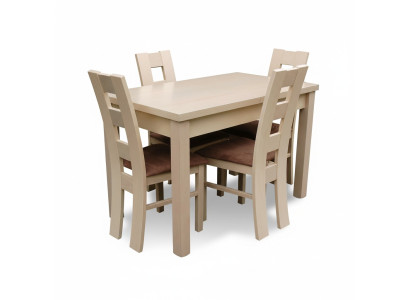 Ensemble de salle à manger Ensemble de salle à manger Designer Ensemble salle à manger Chaise Table 4 chaises Groupe 5 pièces.