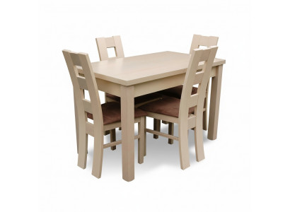 Ensemble de salle à manger Ensemble de salle à manger Designer Ensemble salle à manger Chaise Table 4 chaises Groupe 5 pièces.