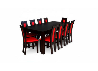 Table à manger Salle à manger Ensemble de salle à manger Classique r Table Ensemble de 11 pièces Chaise 10x chaises
