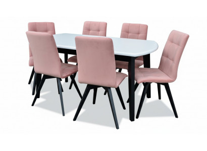 Table de salle à manger 6 chaises Chaise Salle à manger Ensemble Classique Tables Table 7 pièces. nouveau
