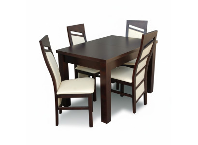 Ensemble de salle à manger: Table à manger 4 chaises. Ensemble suite de table à manger classique 5 pièces. Nouveau.