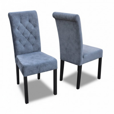 Fauteuil Chaise Salle à manger Télévision Salon Siège en tissu Moderne Chaise rembourrée Bois massif