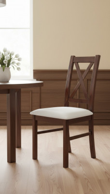 Conception Chaise en bois Ess Lehn Salle à manger Ensemble de rembourrage Chaises 1 Fauteuils