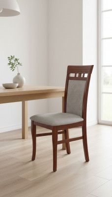 Chaise Fauteuil Chaises Salle à manger Club Chaise Ronde Lounge Maison de campagne Meubles Bois massif neuf