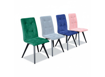 Chaise Grise Design Salle de séjour Salle à manger Bois Chaises Rembourrage Fauteuil Design nouveau